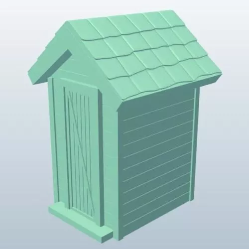 Classroom Building 3d model