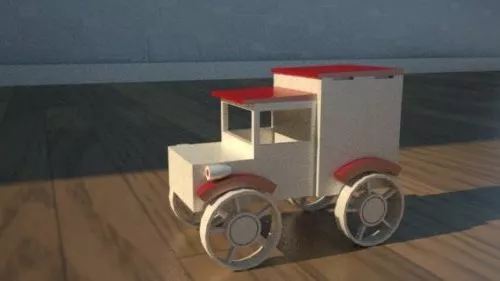 Tow Truck Vehicle 3d model