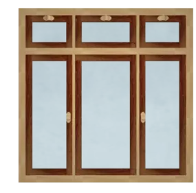 Classic Wooden Window 3d model