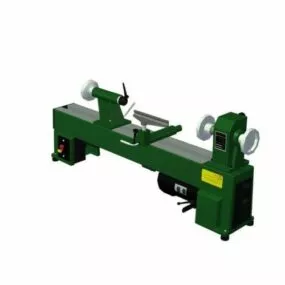 Woodworking Lathe Machine 3d model