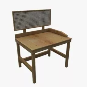 Workbench Wooden 3d model