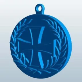 Wreath Cross Inside 3d model