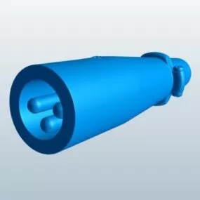 Xlr Connector Male Plug 3d model