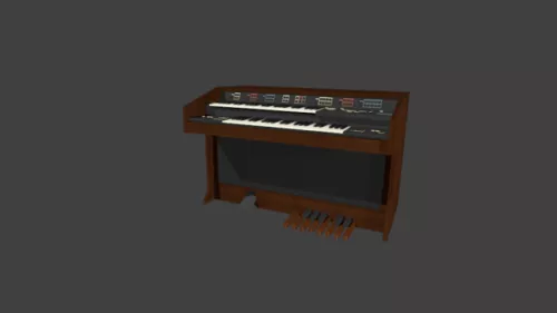 Four String Bass Guitar 3d model
