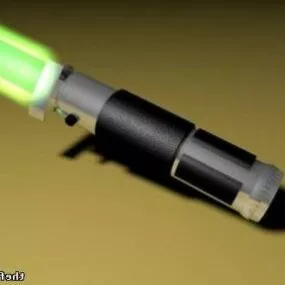 Yodas Ligthsaber Sword 3d model