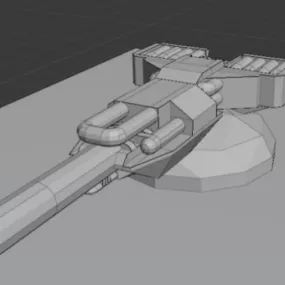 Yodoru Gun Weapon 3d model