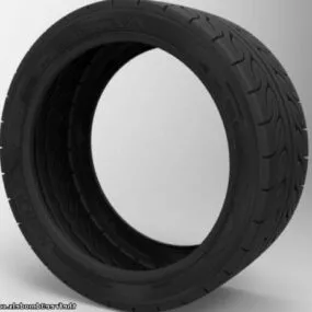 Yokohama Car Tire 3d model