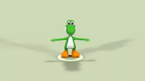 Yoshi Dinosaur Character 3d model Yoshi Dinosaur Character 3d model