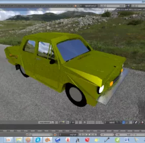 Zaz-968m Car 3d model