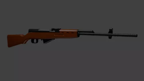 Zastava M59-66 Gun 3d model Zastava M59-66 Gun 3d model