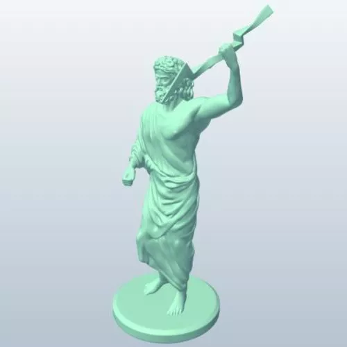 Zeus Statue 3d model Zeus Statue 3d model