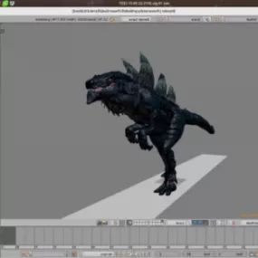 Zilla Character 3d model
