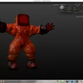 Zombie Suit Character 3d model