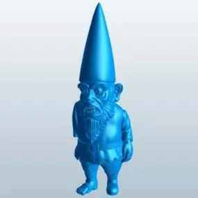 Zombie Garden Gnome Character 3d model