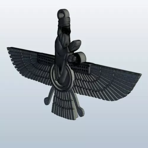 Scifi Logo Text 3d model
