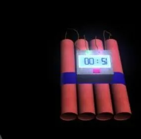 Alarm Time Bomb 3d model