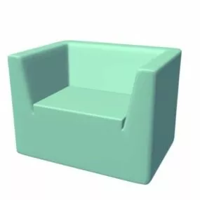 Reception Cube Chair Furniture 3d model