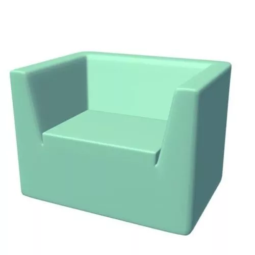 Reception Cube Chair Furniture 3d model Reception Cube Chair Furniture 3d model