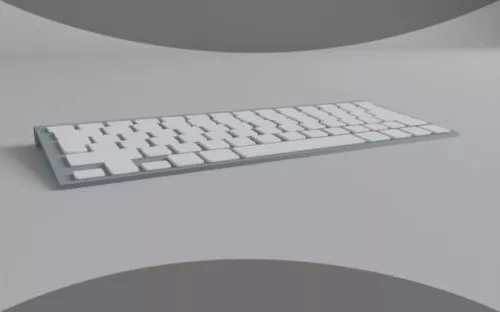 Desktop Gaming Keyboard 3d model