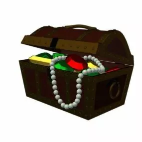 Aquarium Nation Treasure Chest 3d model
