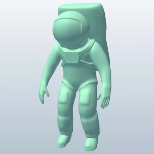 Astronaut Character Outside Space 3d model