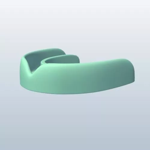Sport Athletic Mouth-guard 3d model Sport Athletic Mouth-guard 3d model
