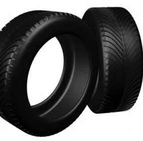 Car Automobile Tire 3d model