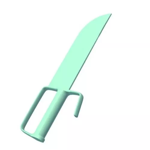 Decorative Dagger 3d model