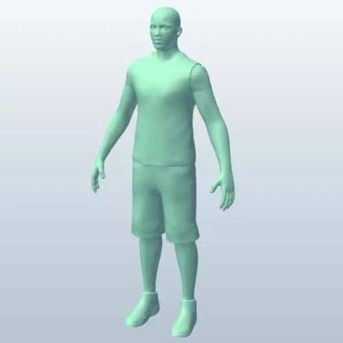 Basketball Player Lowpoly 3d model Basketball Player Lowpoly 3d model