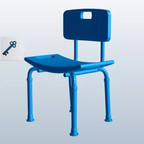 Home Bath Bench 3d model Home Bath Bench 3d model