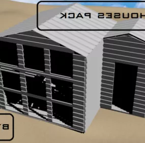 Beach House 3d model