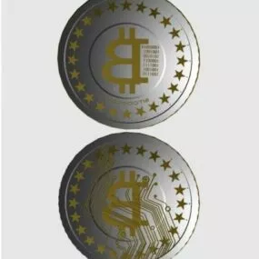 Bitcoin 3d model