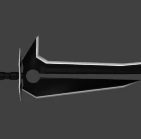 Gaming Black Sword 3d model