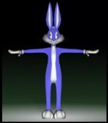 Blue Bunny Character 3d model Blue Bunny Character 3d model