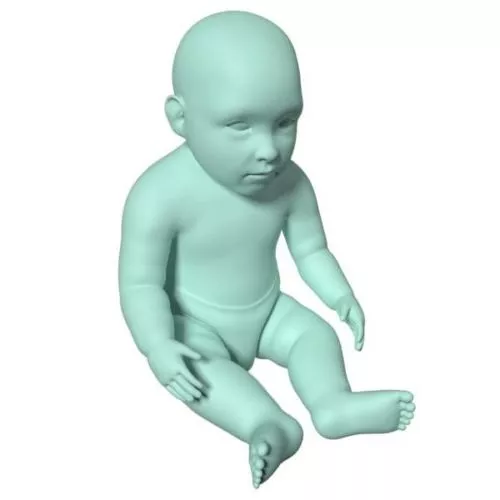 Baby 3d model Baby 3d model