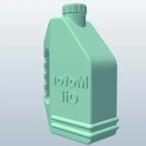 Motor Oil Bottle 3d model