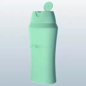 Bath Bottle Of Shampoo 3d model