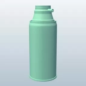 Shaving Cream Bottle 3d model