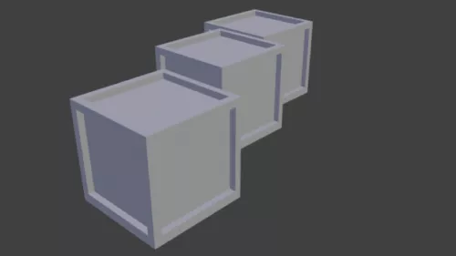 Scifi Crate Box 3d model