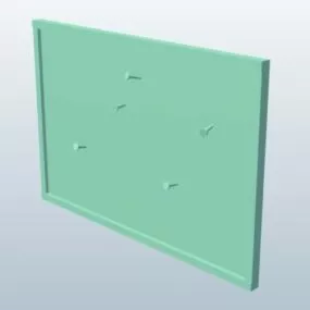 Bulletin Board 3d model