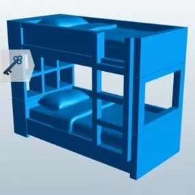 Bunk Beds Children Furniture 3d model