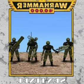 Cadian Character Warhammer 3d model