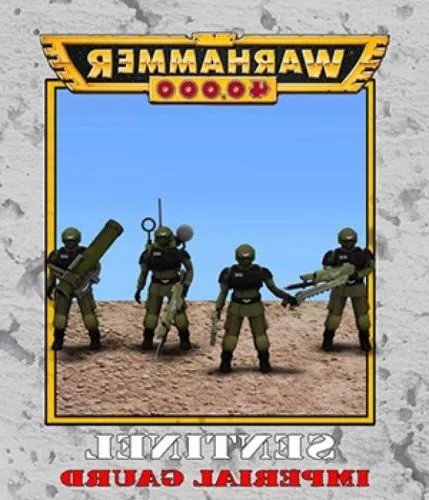 Cadian Character Warhammer 3d model Cadian Character Warhammer 3d model