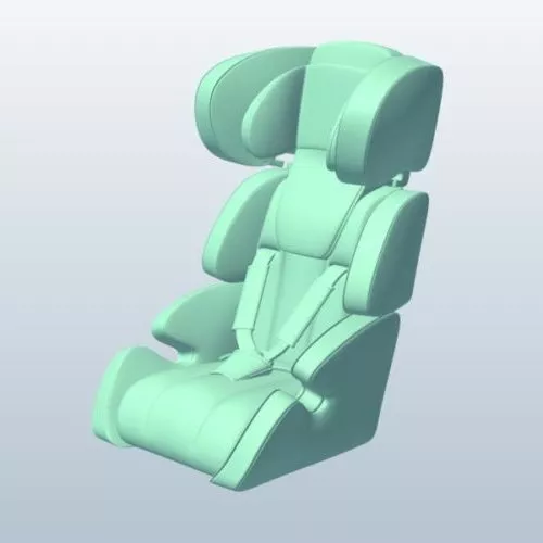 Car Seat Lowpoly 3d model Car Seat Lowpoly 3d model