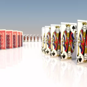 Western Cards 3d model