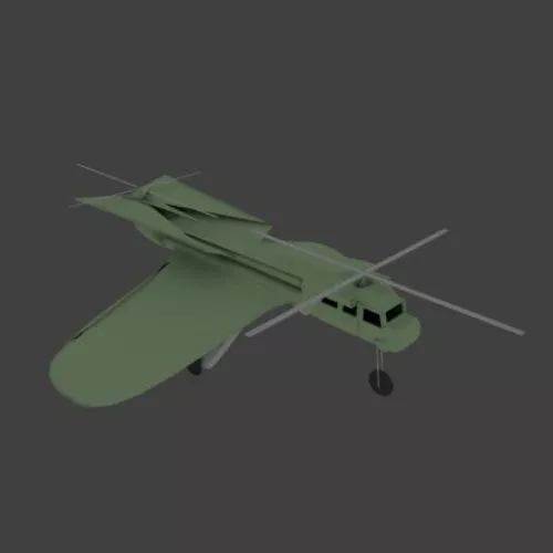 Bell 206 Helicopter 3d model
