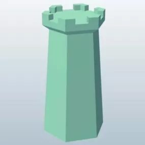 Castle Toy 3d model