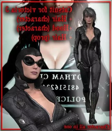Catwomen Character 3d model Catwomen Character 3d model