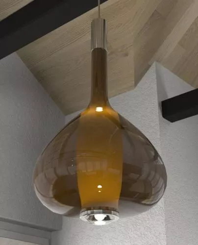 Glass Vase Ceiling Lamp 3d model Glass Vase Ceiling Lamp 3d model
