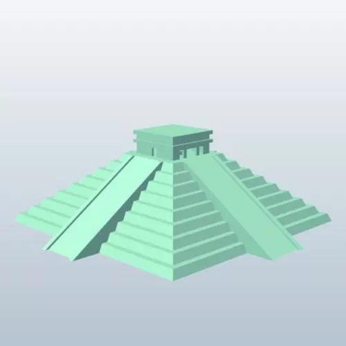 Ancient Ceremonial Platform Building 3d model Ancient Ceremonial Platform Building 3d model